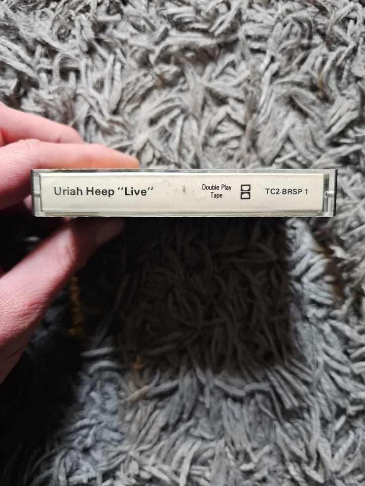 Uriah Heep 1973 Live Tape Cassette Bronze Label TC2-BRSP1 ULTRA RARE COPY - Image 2 of 4