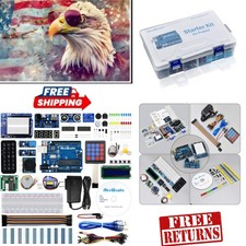 Economical Beginner  s Arduino Starter Kit with Power Adapter  Components