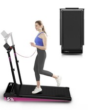 Walking Pad Treadmill with Incline, 300lbs Portable Compact Under Desk Treadmill