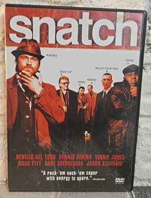 Snatch (DVD, 2000) Guy Ritchie Brad Pitt Jason Statham 