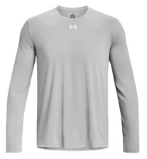 Men's Under Armour Team Tech Long Sleeve T-Shirt 1376843 Mod Gray Light Heather
