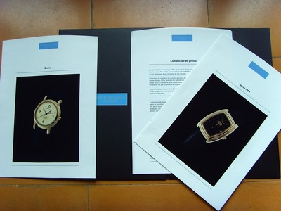 Used - Parmigiani Fleurier Press Kit - Press Note - Watches