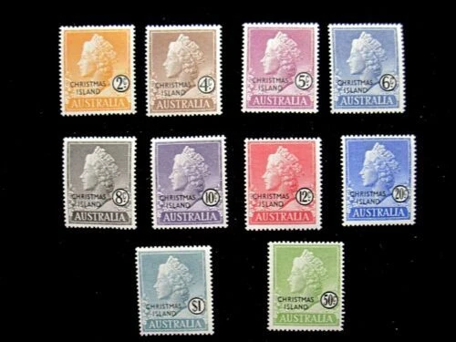 Estampillas de la isla de Navidad de franqueo de gatos