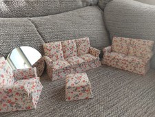 Victorian Dolls House Lounge Furniture Set