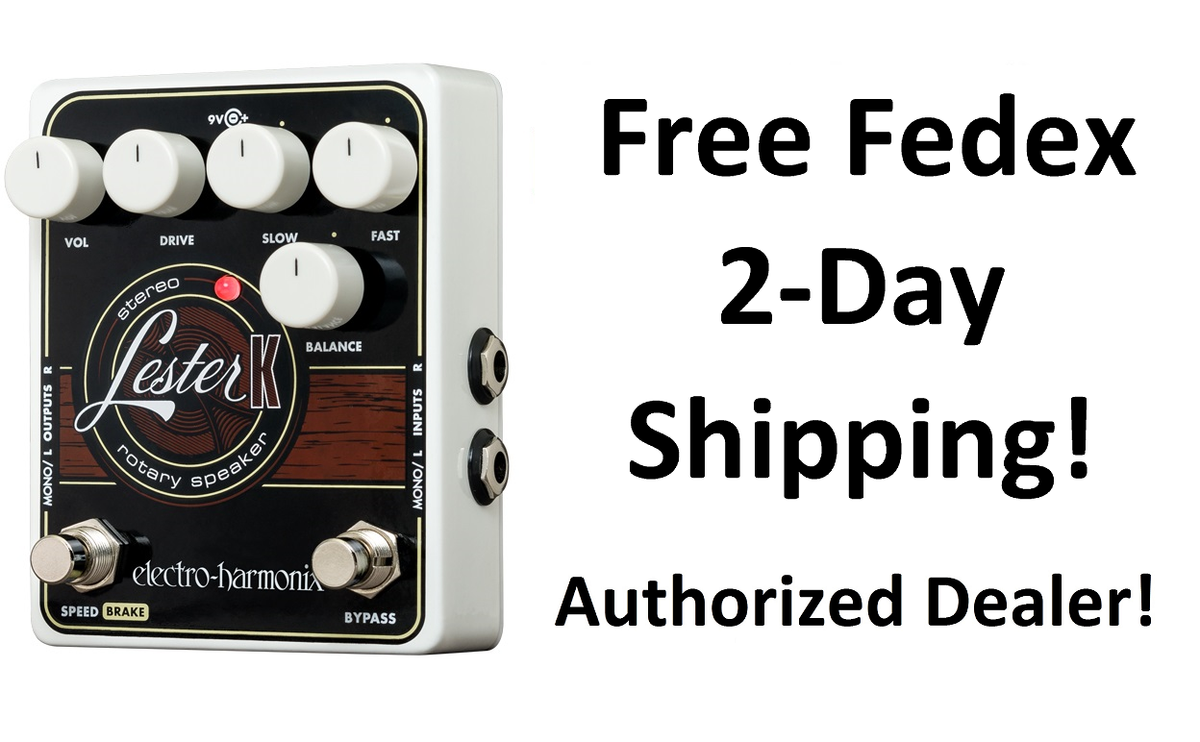 Electro-Harmonix Lester K Stereo Rotary Speaker Guitar Effects