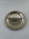Wallace Sterling Silver Tray #4413 9" Round Ornate 179g .925