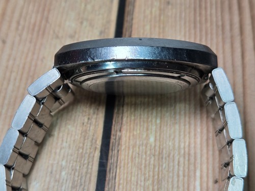 Orologio TV Vintage 1974 Bulova Accutron 21343-9W Forcella Tuning Acciaio Inox - Foto 7 di 15