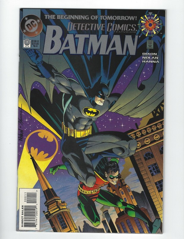 BATMAN #0 COMIC LOT  (4 BOOKS). NM     Detective Comics.