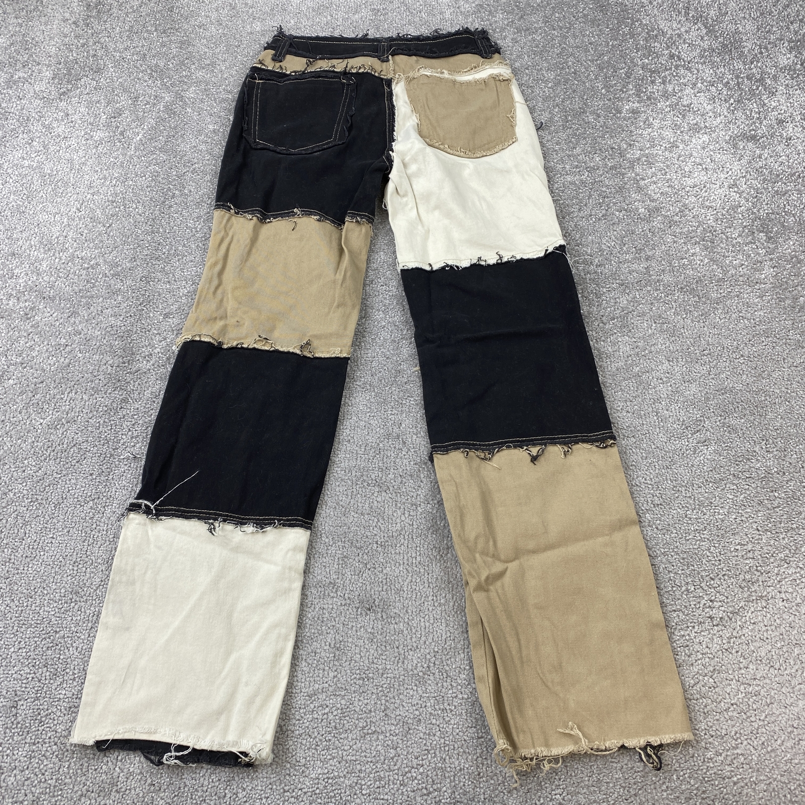 Patchwork Jeans Women's Small Multicolor Patchwor… - image 6