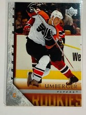  2005-06 Upper Deck #449 R.J. Umberger YG RC Young Guns Philadelphia Flyers