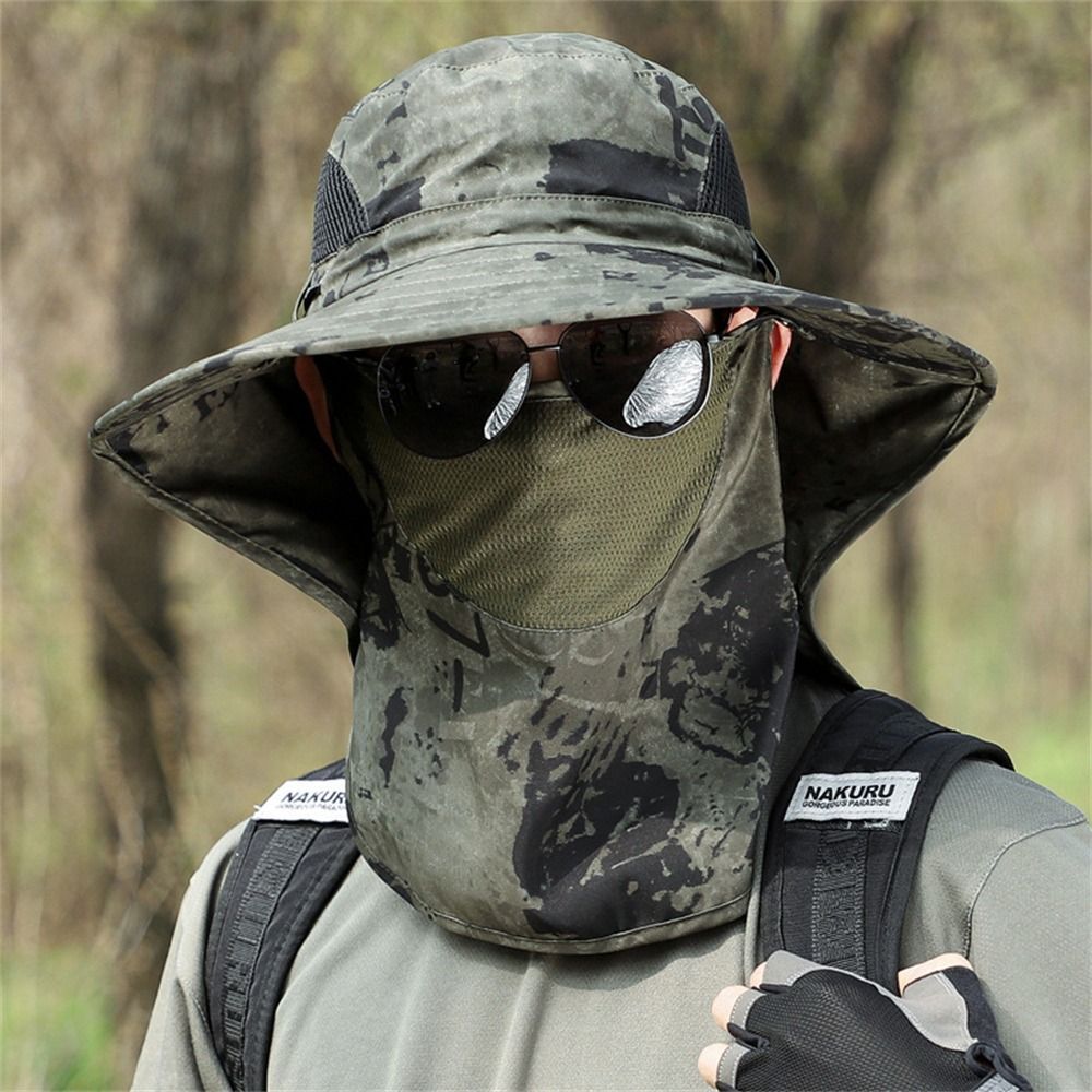 APL Sciarpa Grande Protezione Solare Cappello Mimetico Cappelli Protezione Solare Uomo Donna