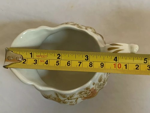 Ridgway Staffordshire Antique Rose Sugar Bowl & Creamer Set #4125 England - Picture 6 of 12