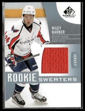 2017-18 SP Game Used Riley Barber Rookie Sweaters Jersey Relics #/199 Capitals
