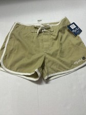 Rip Curl Girls Sandy BoardShorts Khaki Shorts Size 7 Made In USA