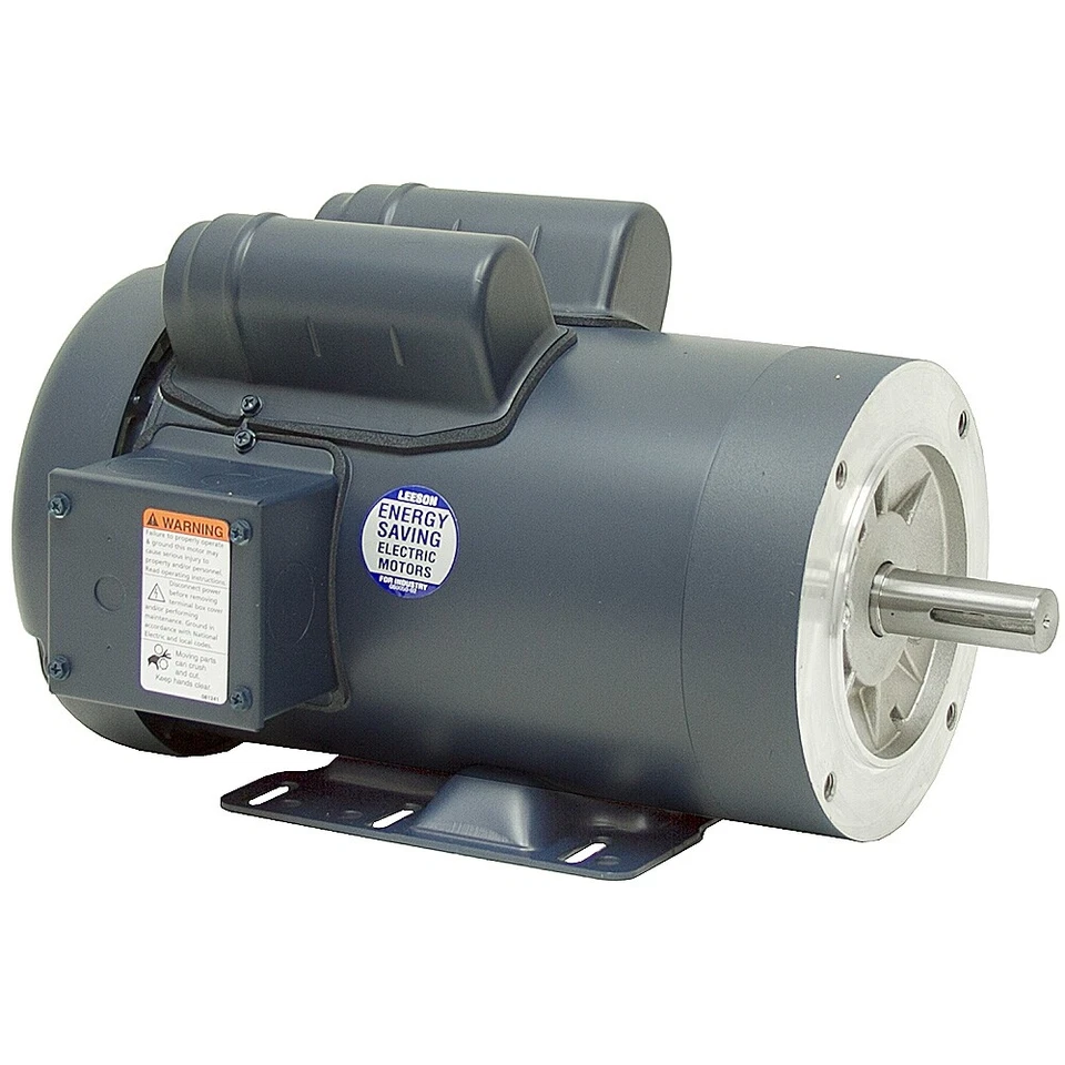 1.5 HP 1800 RPM 115/230 VOLT AC 56C TEFC LEESON MOTOR 10-2701