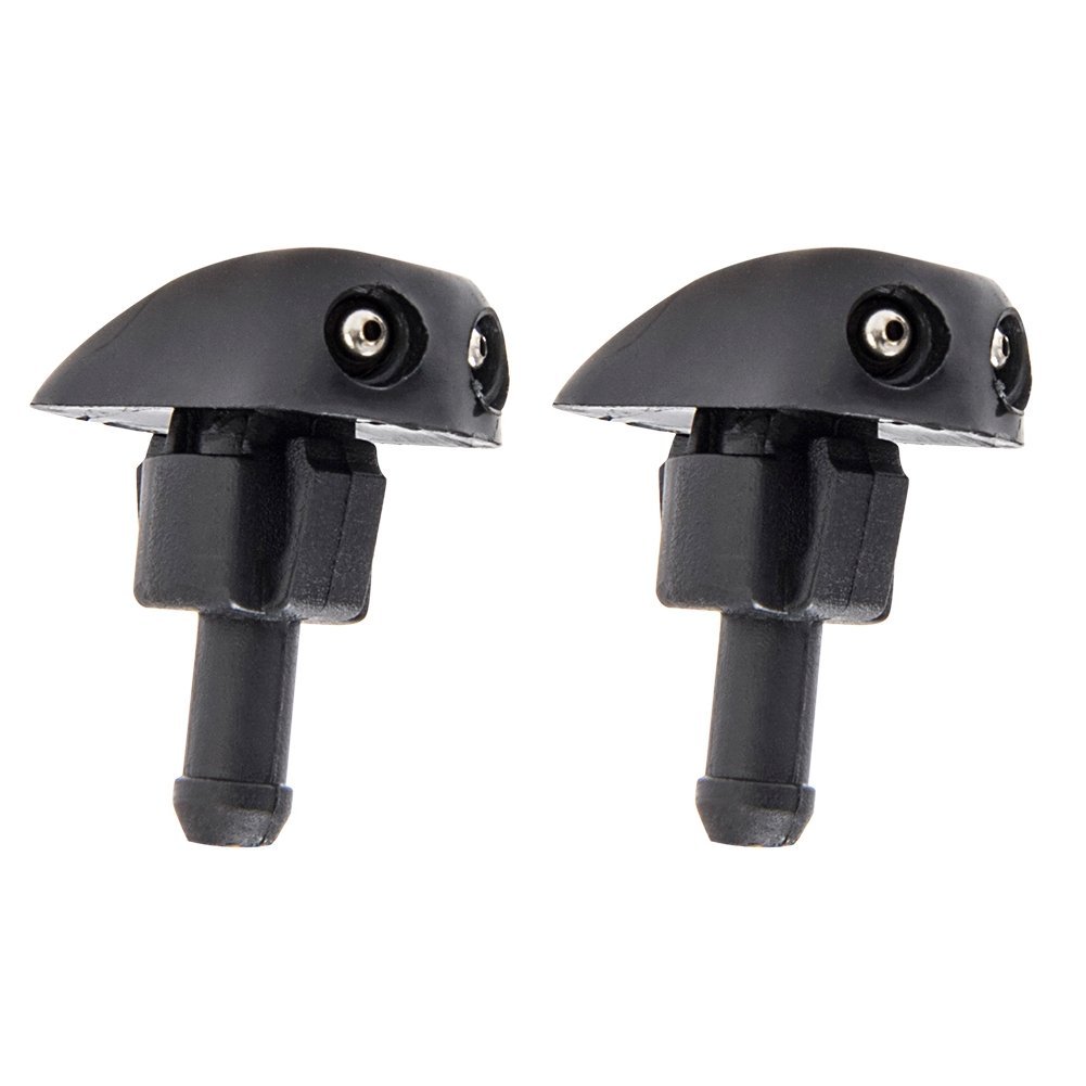 Windshield Washer Nozzles 2-Piece Universal Car Windshield Wiper Nozzle Sprayer - Washer Jet Sprinkler, Black Car Wiper Nozzle - Foto 3