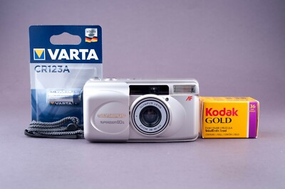 Olympus Superzoom 80G Silver Edition 35mm Point & Shoot Film Camera