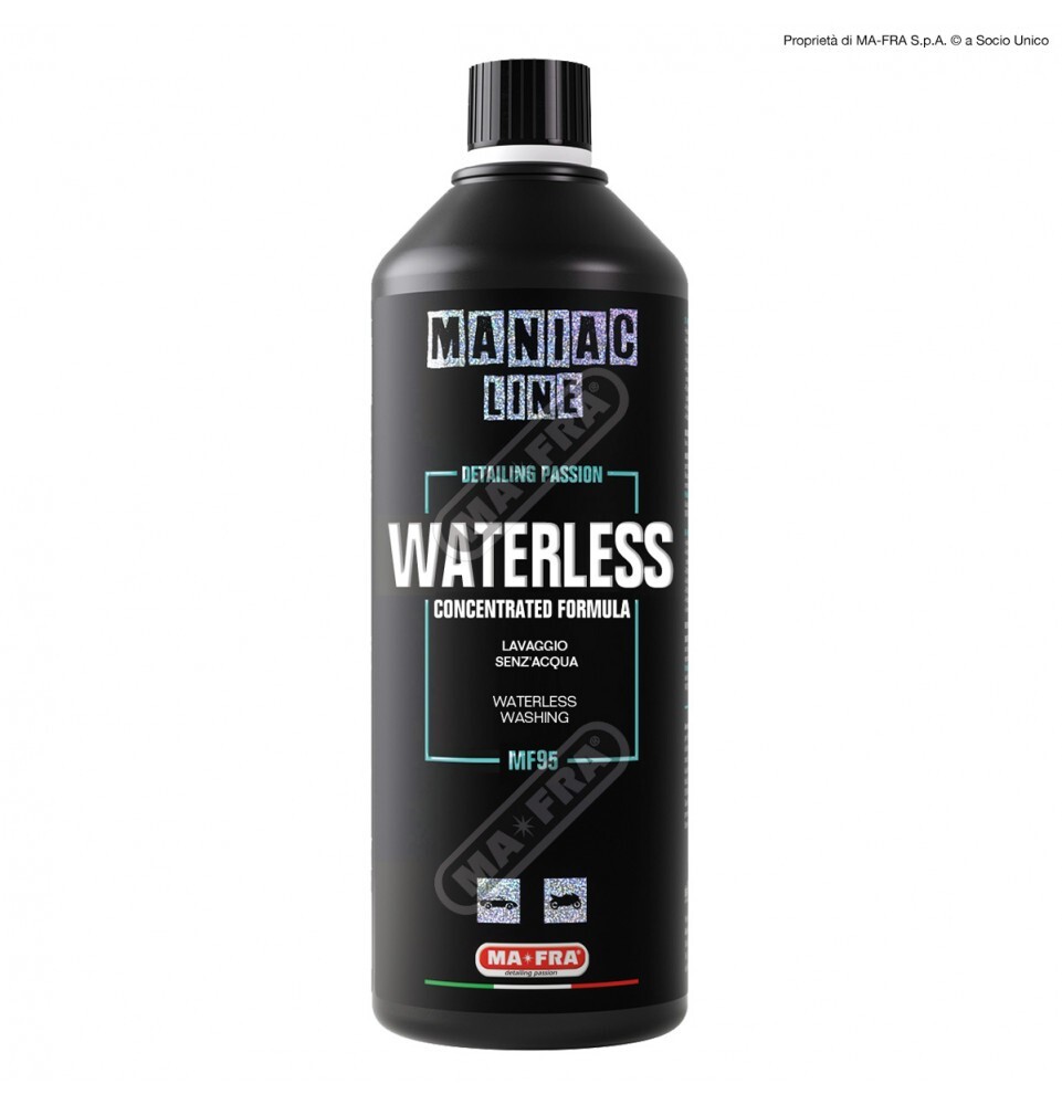 MAFRA MANIAC WATERLESS DUAL 1000ML LAVAGGIO AUTO A SECCO MF95 MANIAC LINE