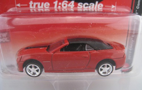Chevrolet Camaro ZL 1 Cabriolet Bj. 2013 rot im Maßstab 1:64 auto world OVP NEU - Picture 2 of 5