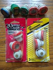 11 Type S Fuses 15A 20A 30 Amp 125V Bussmann SL-20 Time Delay Fuses