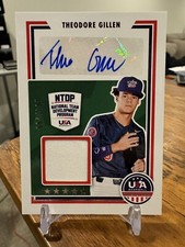 THEODORE GILLEN 2022 USA STARS & STRIPES PATCH PROSPECT RC AUTO #/299 🔥📈