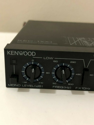 NEW RARE OLD SCHOOL VINTAGE KENWOOD KEC-1100 CAR STEREO ELECTRONIC CROSSOVER  - Bild 5 von 9