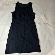 J. Crew Suiting Dress Women's 14 Gray Resume Sheath Zipper Lined Sleeveless