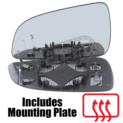 Vauxhall Astra H Mk5 2004-2009 Heated Convex Wing Mirror Glass Passenger Side