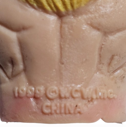 Juego de 4 luchadores títeres pulgar WCW de colección 1999: Goldberg, Luger, Sting, Macho - Imagen 8 de 8