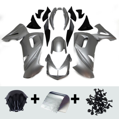 Plastic Fairings for Ninja 650R 2006 2007 2008 Kawasaki Bodywork Silver ABS Kits
