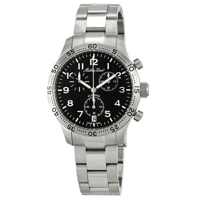 Mathey-Tissot Flyback Type 21 Chronograph Black Dial Men's Watch H1821CHANG