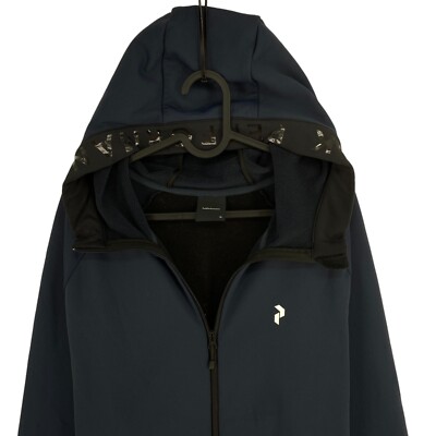 Peak Performance Navy Blue M Rider Zip Hood Jacket Size XL