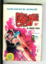 PASSIONATE CHEAT by Steele, Bedside Book #BB1246 sleaze gga pulp vintage pb