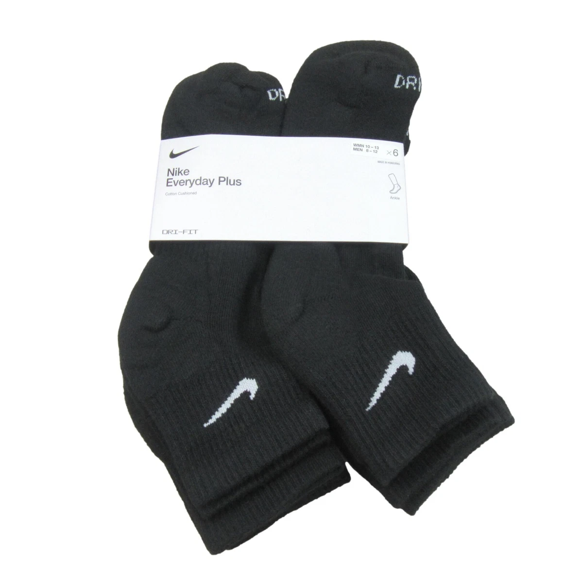 Nike Dri-FIT Everyday Plus Cushioned Training Crew Socks - 6 Pack