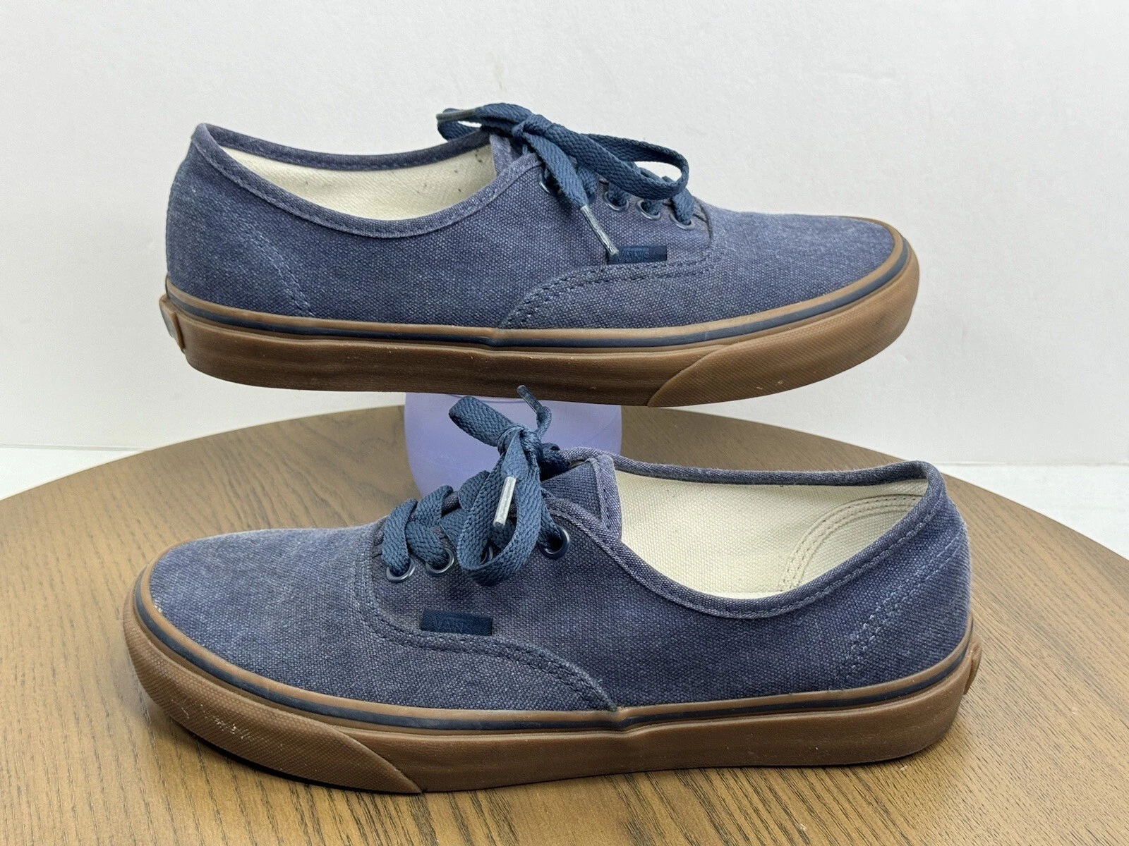 Scarpe autentiche Vans gomma blu navy. Taglia uomo 7 donna 8 5