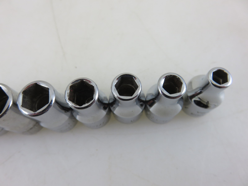 Snap-On SAE Shallow Socket Set 1/4"dr. 6pt TM 5/32"-9/16" 11pc - Picture 23 of 23