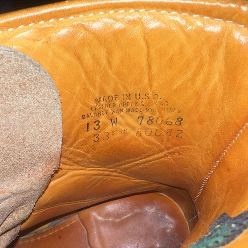 Stivali Timberland vintage anni 90 taglia 13 W stringati abbigliamento da lavoro streetwear USA hip hop NYC - Foto 3 di 12