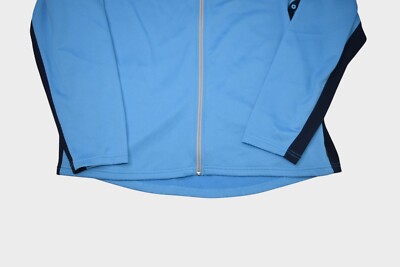 Alo Jacket Mens L Blue Coolfit Full Zip Athletic Track Yoga