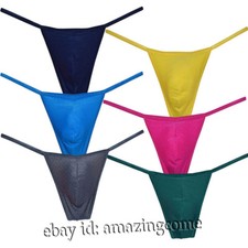 Bikini perizoma lingerie uomo morbido lucido perizoma intimo lati skinny pantaloncini da bagno