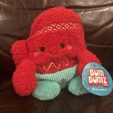 Russ Kellytoy Bum Bumz Weighted Bean Shaggy Plush. Ski Lodge Bumz. Misty 7.5  