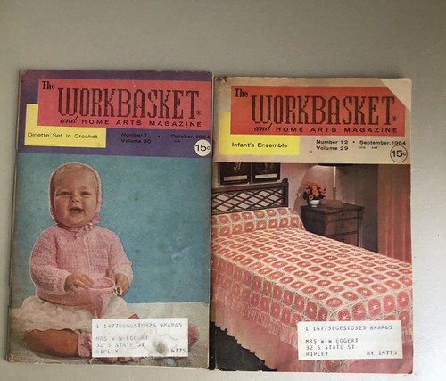 6 Werkkorb & Home Arts Zeitschriften 1964 Vintage - Bild 4 von 4