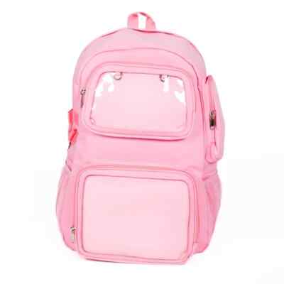 NEW ROTOODLE FUNCTIONAL ITA Pink Backpack Pin Display pockets