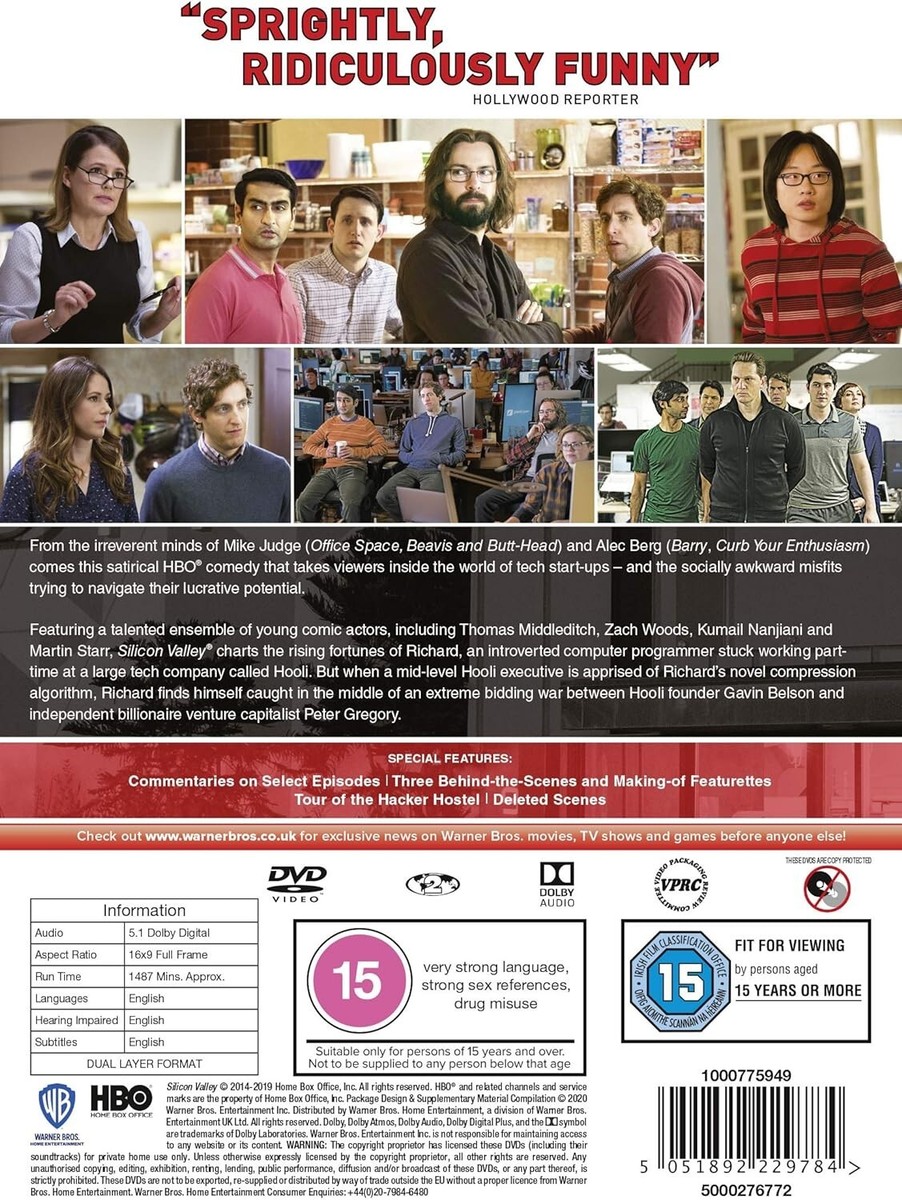 SILICON VALLEY COMPLETE SERIES 1-5 DVD ALL Season 1 2 3 4 5 New