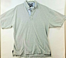 Tommy Hilfiger Golf Mens XL Gray Short Sleeve Polo Shirt