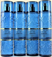 QTY 4 - Bath  Body Works ON THE HORIZON Fine Fragrance Body Mist Spray 8Oz