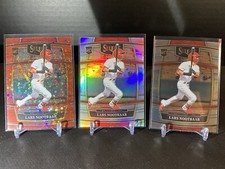 Lars Nootbaar 2022 Select RED Disco Rookie Exclusive + Silver + Base See Pic 2
