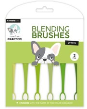 Studio Light - Creative Craft Lab - Blending Brushes and Matching Inks - Greens 