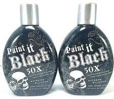 Millenium Tanning New Paint It Black Auto-darkening Dark Tanning Lotion 2 Pack