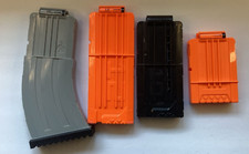 Nerf Lot of Dart Gun Ammo Magazine Clips - 10, 12 and 6 Round Clips - See Photos