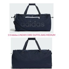 adidas Linear Logo Duffel L Bag FM2400 Black Unisex for sale online | eBay